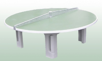 TT-Tisch RONDO (aus Polymerbeton)