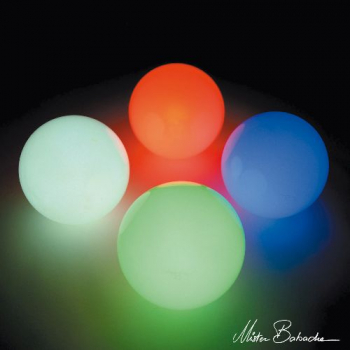 Luminous Ball 80 mm mit LED Modul farbig