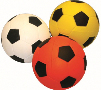 Schaum-Fußball (in 3 Farben)