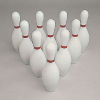 Bowlingspiel mit 10 Kegel