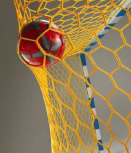 WM-Tornetz Handball, Ø 4,75 mm, gelb