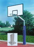 Basketballanlage 'Goliath' 165/180x105, mit Flansch