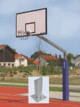 Basketballanlage 'Goliath' 235/180x105, mit Flansch