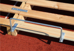 Holz-Rost für Hochsprungmatten, 4 x 3 m