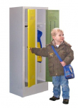Garderobenschrank für Kinder (mit Sockel)