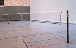 Badminton-Netzgarnitur, mit 3 Netzen, 3 Netze
